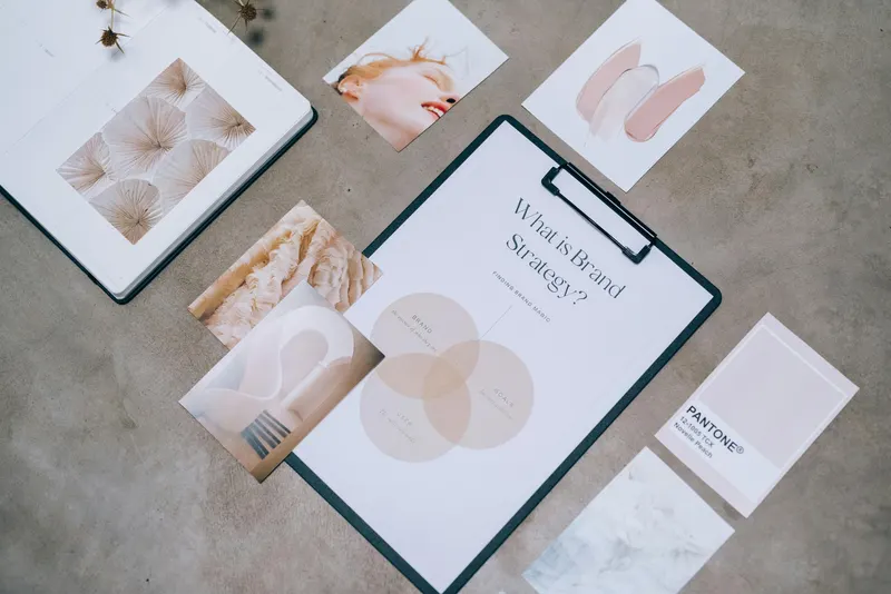 Printed brand identity and packaging designs