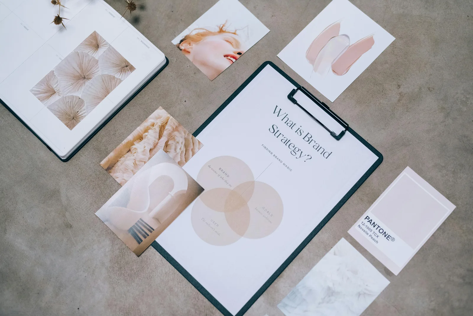 Printed brand identity and packaging designs